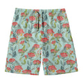 Bouvardia Pattern Print Men's Swim Trunks