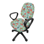 Bouvardia Pattern Print Office Chair Cover