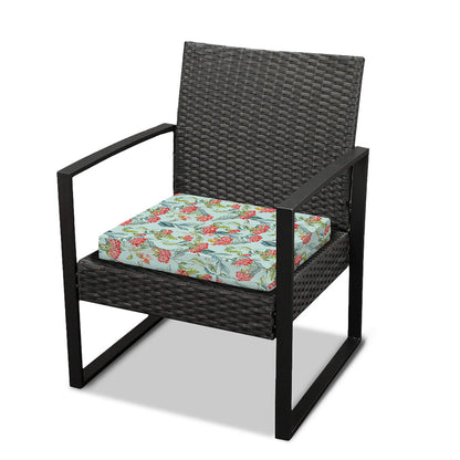 Bouvardia Pattern Print Outdoor Seat Cushion Cover