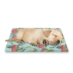 Bouvardia Pattern Print Pet Cooling Mat Cover