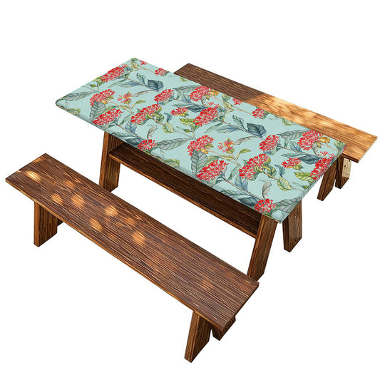 Bouvardia Pattern Print Picnic Table Cover