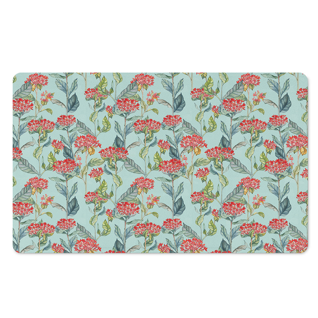 Bouvardia Pattern Print Polyester Doormat