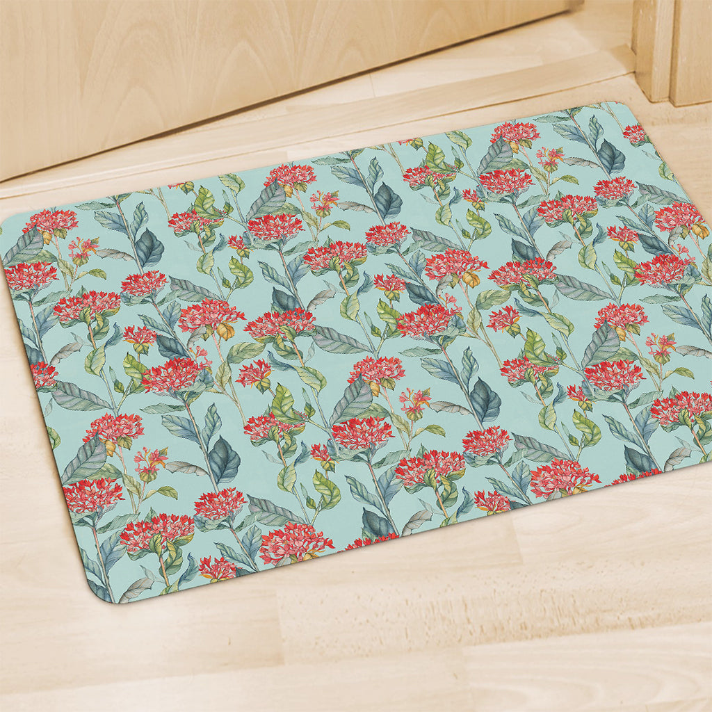 Bouvardia Pattern Print Polyester Doormat