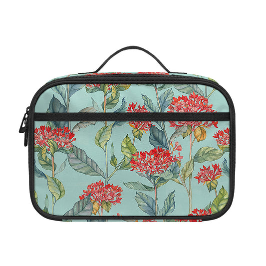 Bouvardia Pattern Print Portable Lunch Bag