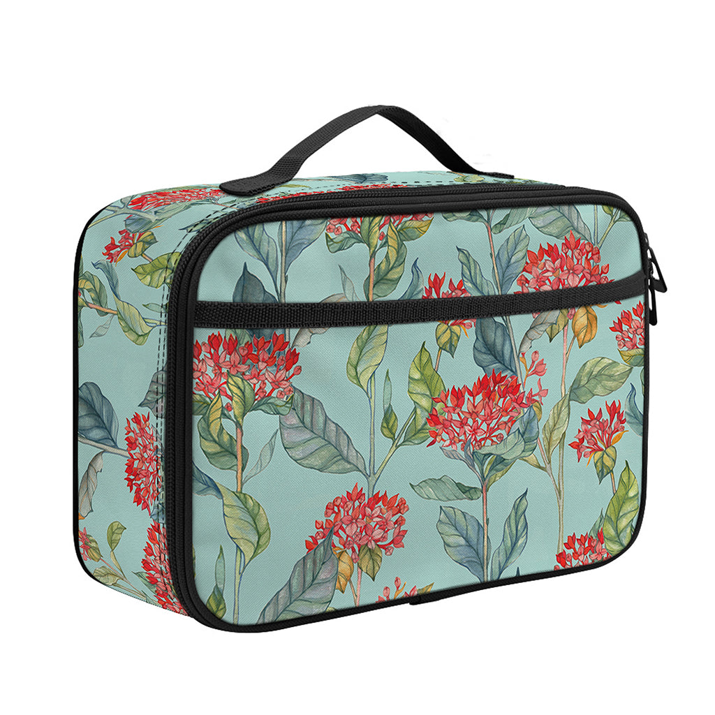 Bouvardia Pattern Print Portable Lunch Bag