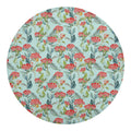 Bouvardia Pattern Print Round Blanket