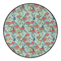 Bouvardia Pattern Print Round Floor Mat