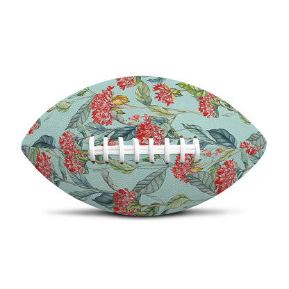 Bouvardia Pattern Print Rugby Ball