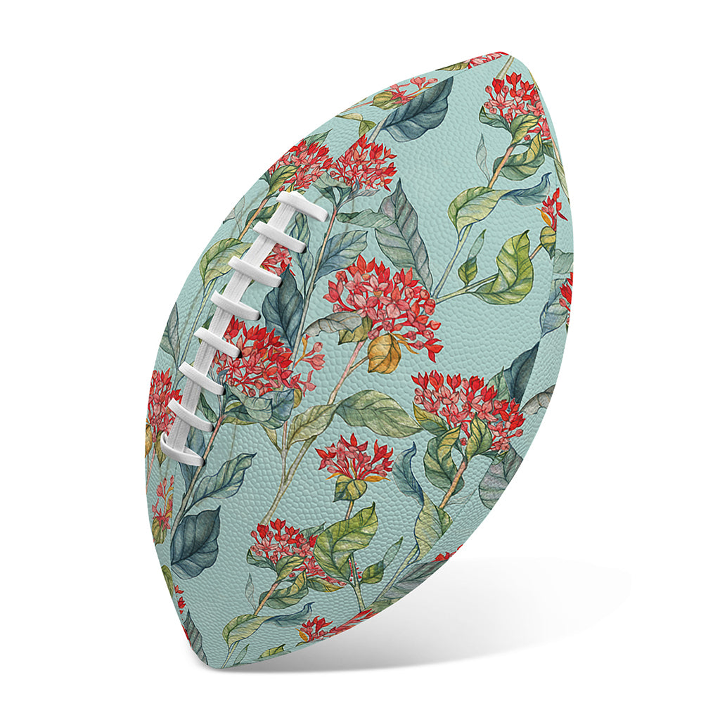 Bouvardia Pattern Print Rugby Ball