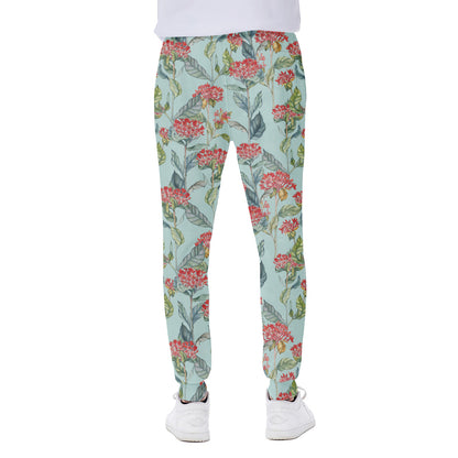 Bouvardia Pattern Print Scuba Joggers