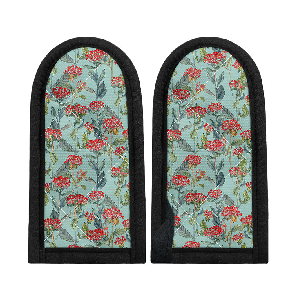 Bouvardia Pattern Print Skillet Handle Cover