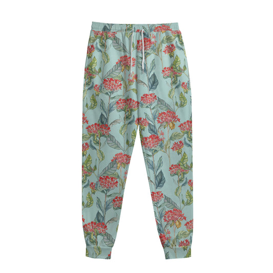 Bouvardia Pattern Print Sweatpants