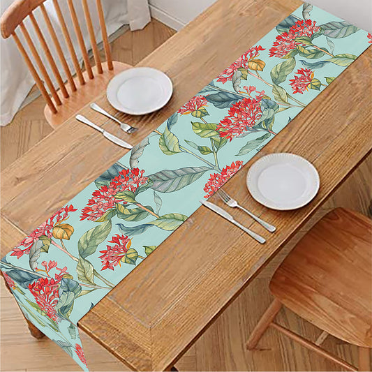 Bouvardia Pattern Print Table Runner