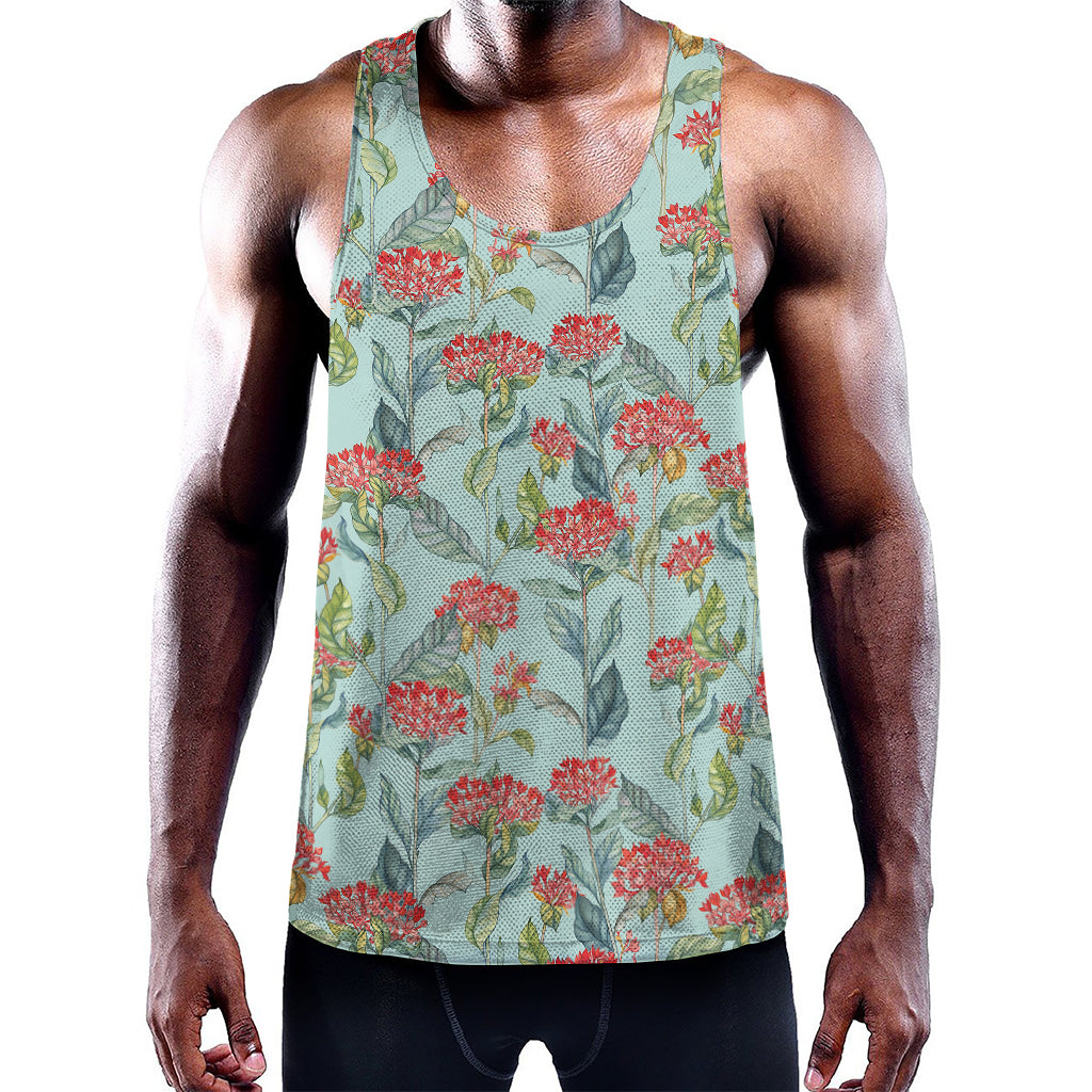 Bouvardia Pattern Print Training Tank Top