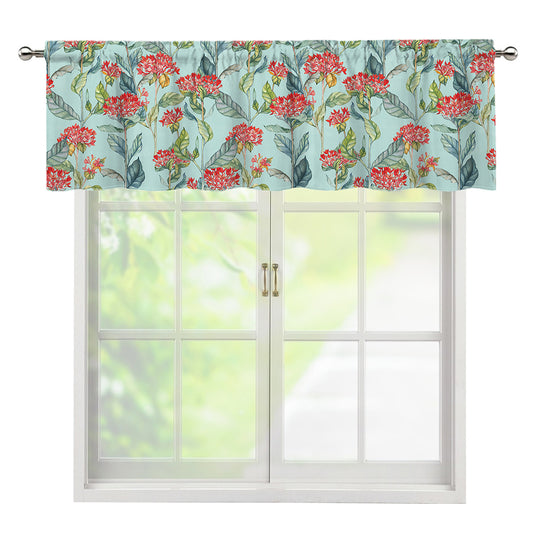 Bouvardia Pattern Print Window Valance