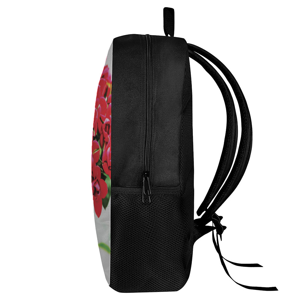 Bouvardia Plant Print 17 Inch Backpack