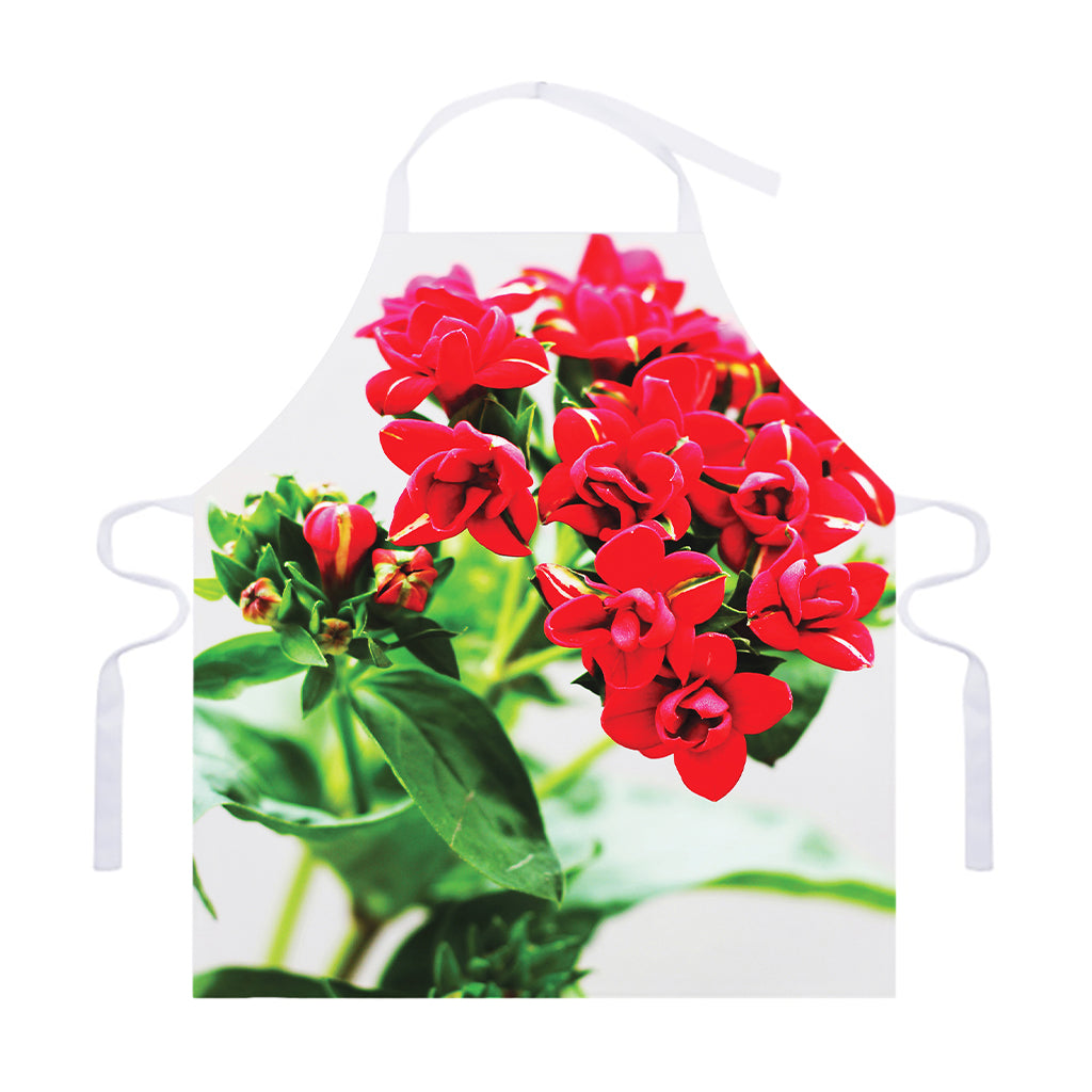 Bouvardia Plant Print Adjustable Apron