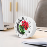 Bouvardia Plant Print Alarm Clock