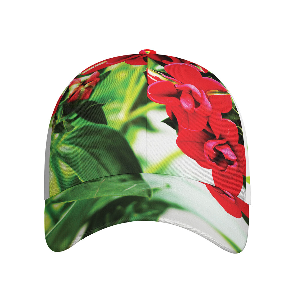 Bouvardia Plant Print Baseball Cap