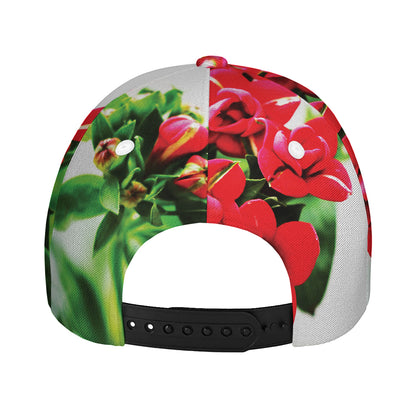 Bouvardia Plant Print Baseball Cap