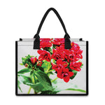 Bouvardia Plant Print Canvas Tote Bag