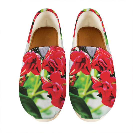 Bouvardia Plant Print Casual Shoes