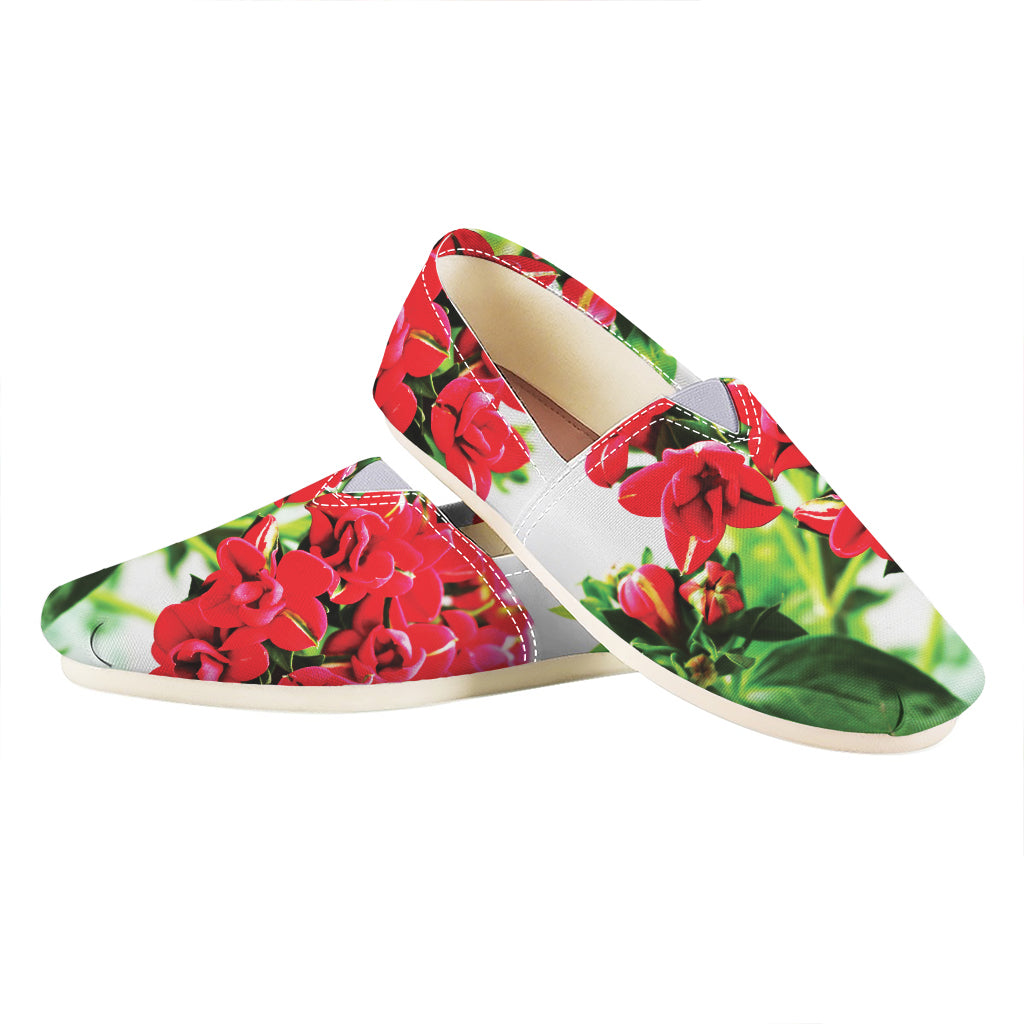 Bouvardia Plant Print Casual Shoes