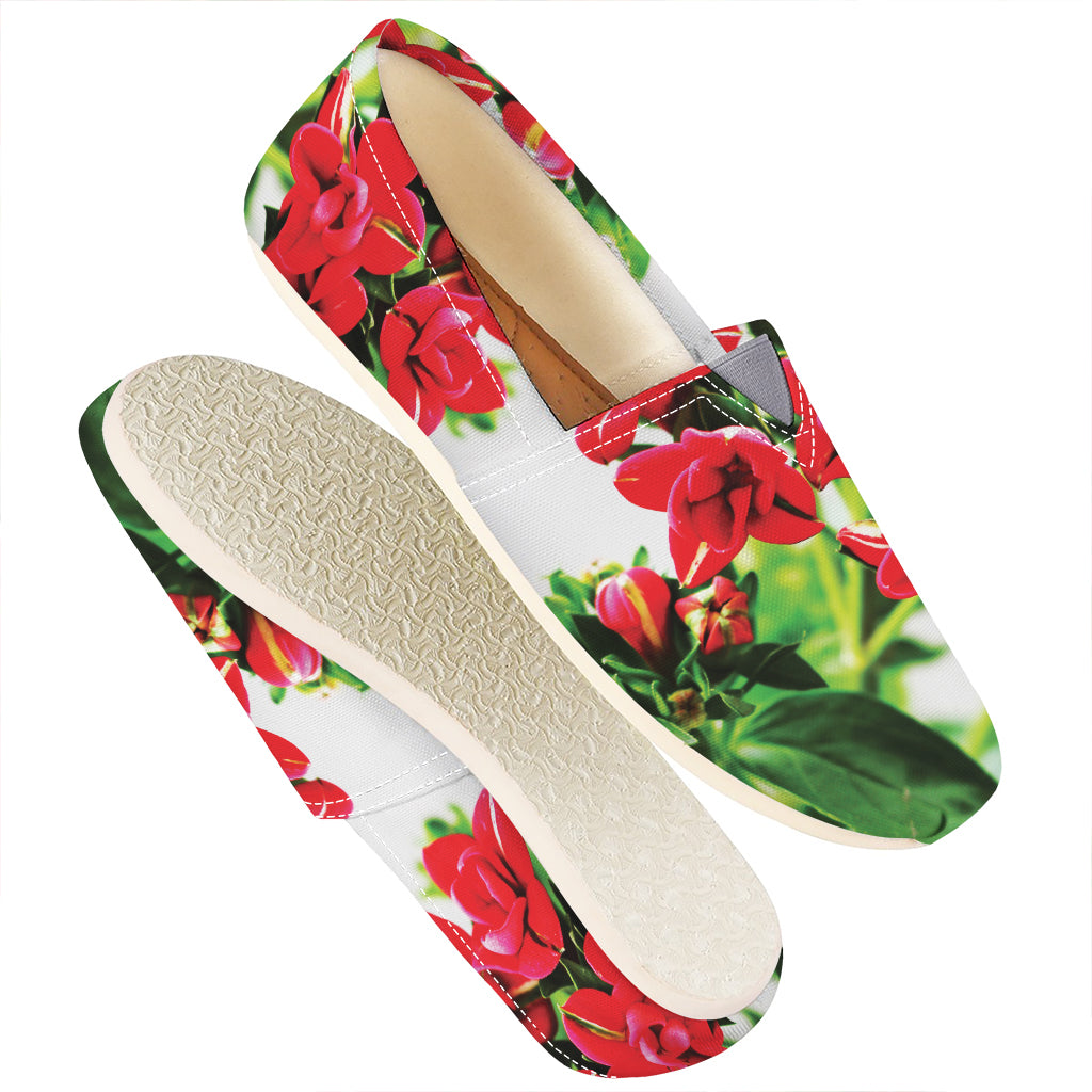 Bouvardia Plant Print Casual Shoes
