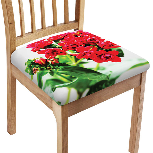 Bouvardia Plant Print Chair Cushion Cover