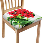 Bouvardia Plant Print Chair Cushion Cover