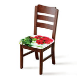 Bouvardia Plant Print Chair Cushion Cover