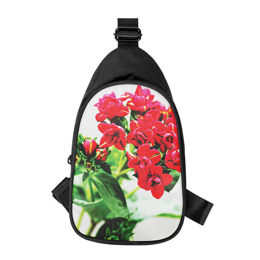 Bouvardia Plant Print Chest Bag