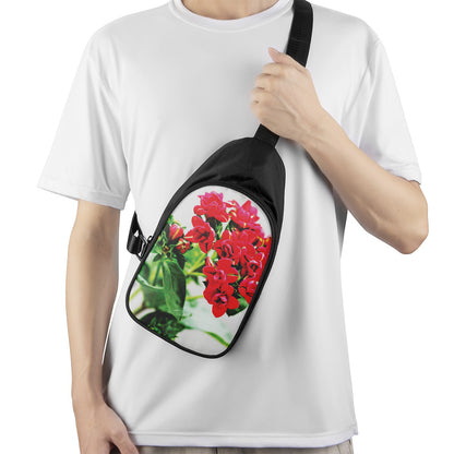Bouvardia Plant Print Chest Bag