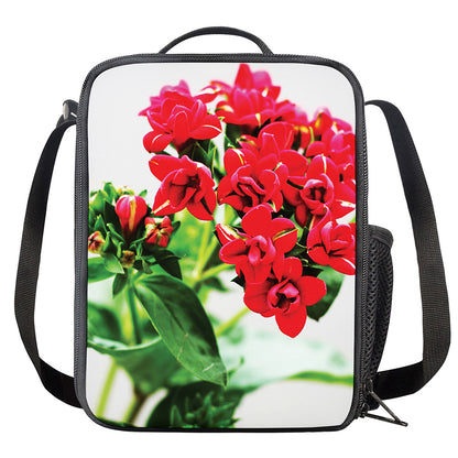 Bouvardia Plant Print Crossbody Lunch Bag