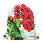 Bouvardia Plant Print Drawstring Bag