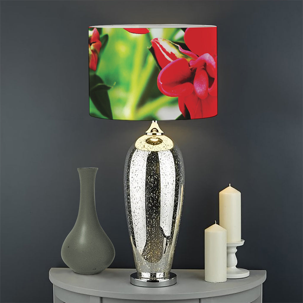 Bouvardia Plant Print Drum Lamp Shade