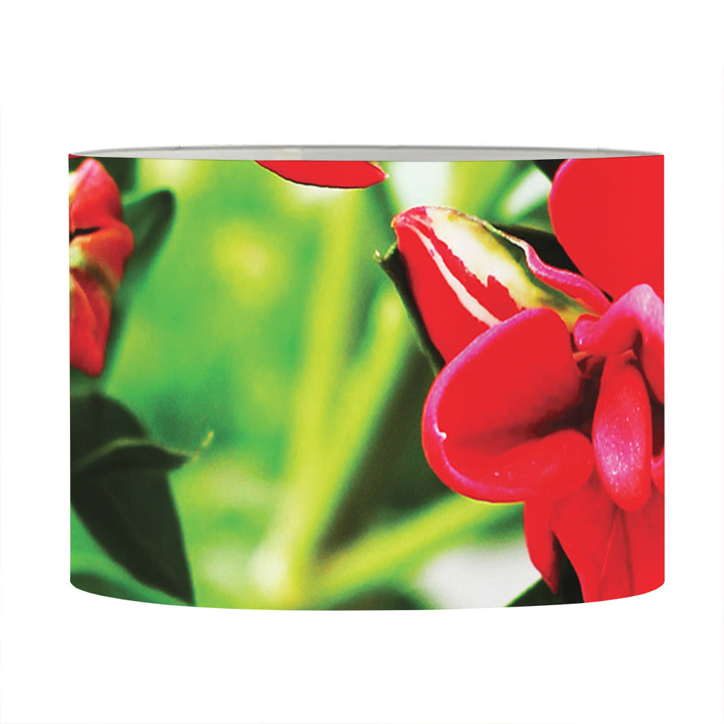 Bouvardia Plant Print Drum Lamp Shade