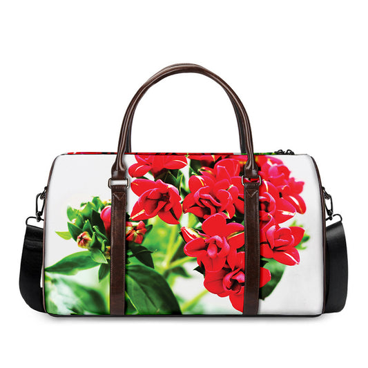 Bouvardia Plant Print Duffle Bag