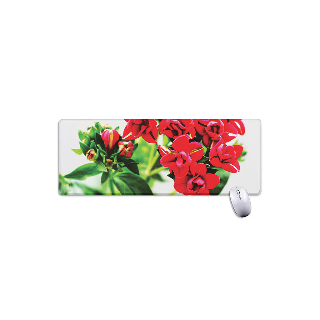 Bouvardia Plant Print Extended Mouse Pad