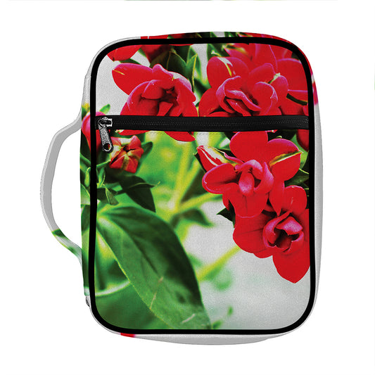 Bouvardia Plant Print Front Pocket Bible Bag