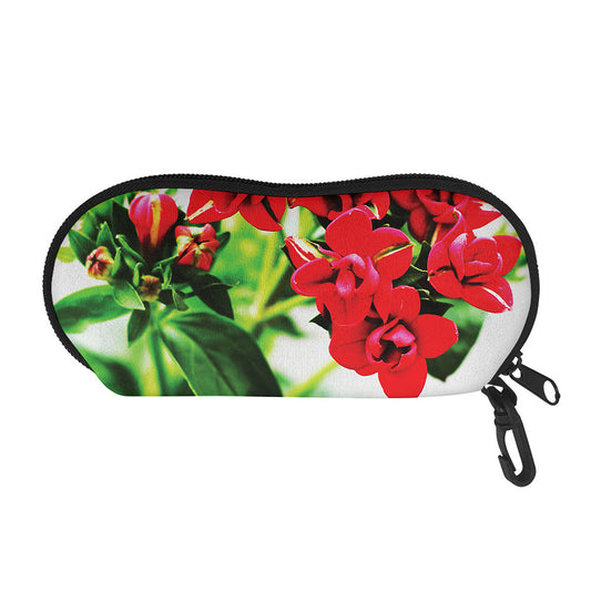 Bouvardia Plant Print Glasses Case