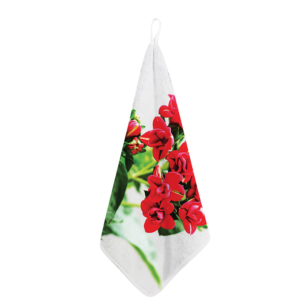 Bouvardia Plant Print Hand Towel
