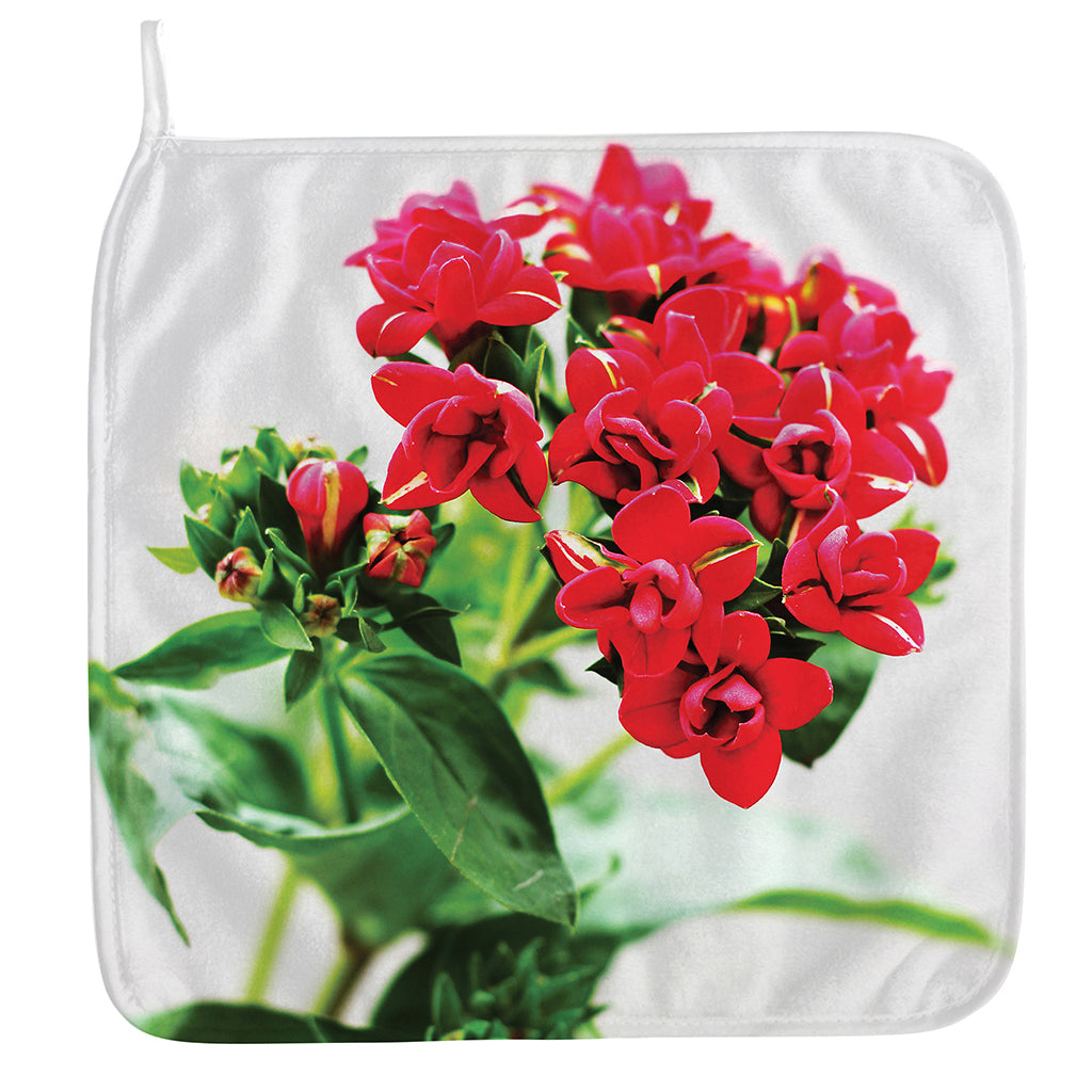 Bouvardia Plant Print Hand Towel