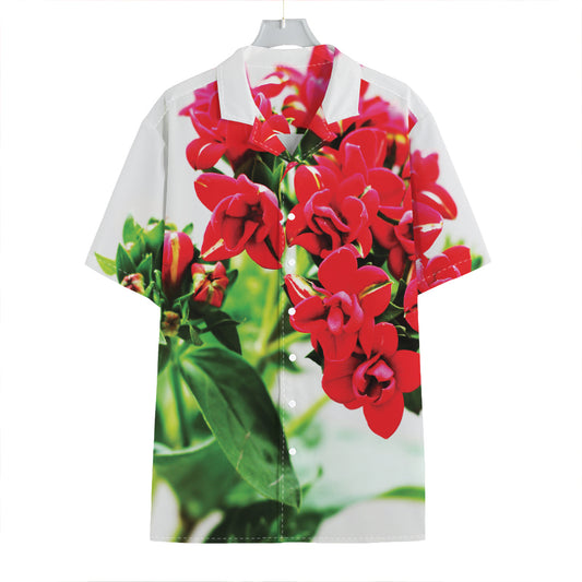 Bouvardia Plant Print Hawaiian Shirt