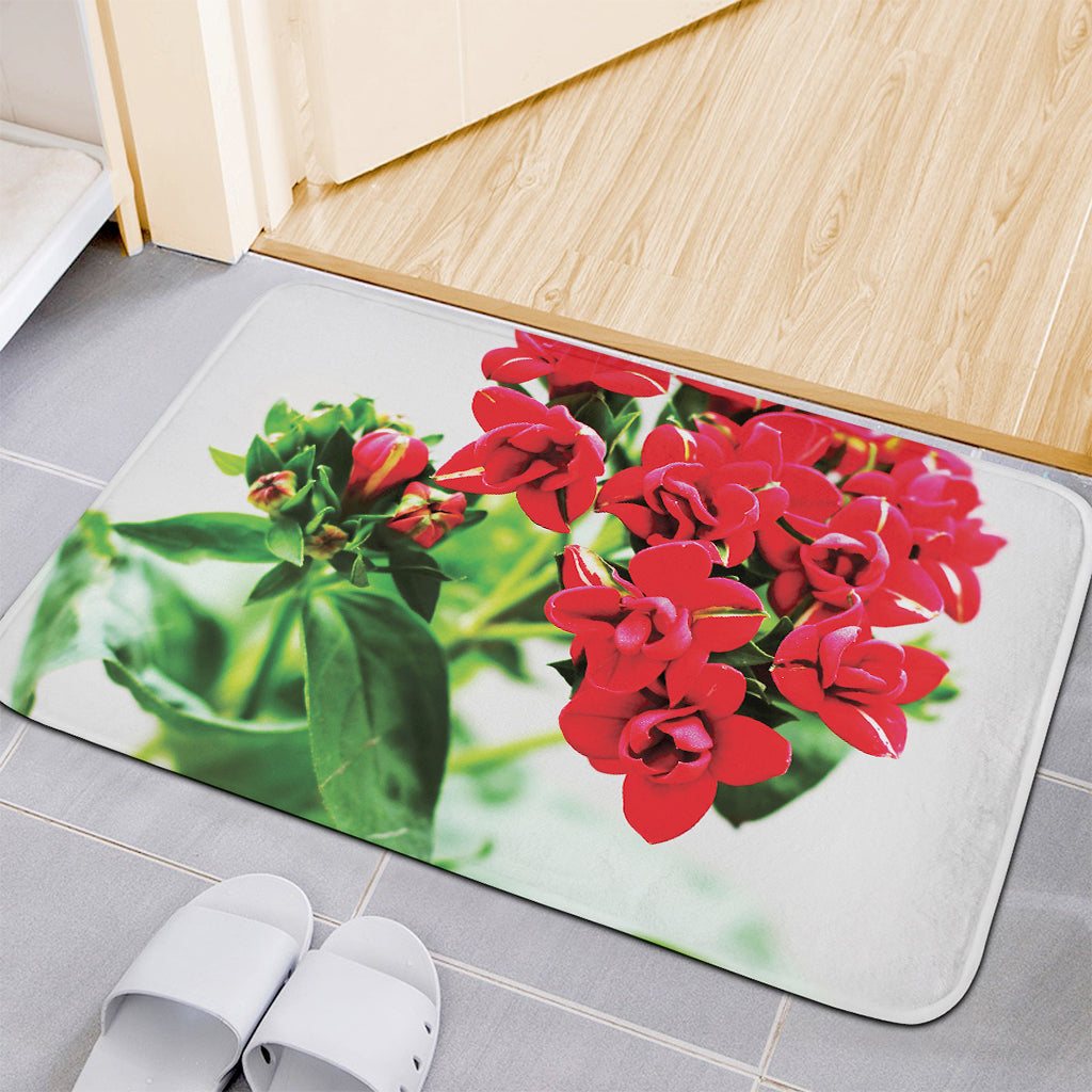 Bouvardia Plant Print Indoor Door Mat