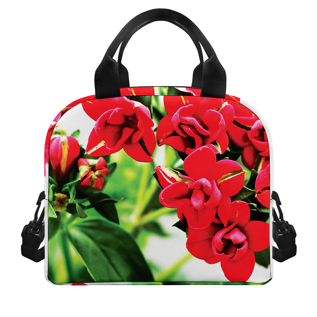 Bouvardia Plant Print Insulated Lunch Bag