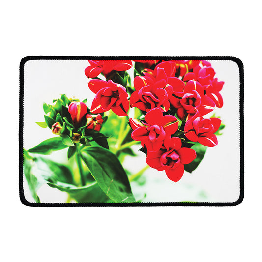 Bouvardia Plant Print Kitchen Mat