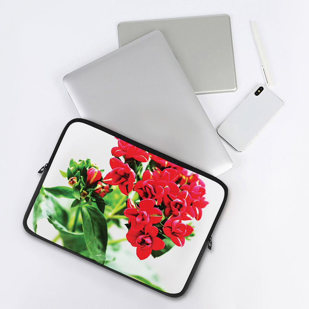 Bouvardia Plant Print Laptop Sleeve