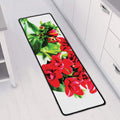 Bouvardia Plant Print Long Kitchen Mat
