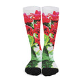 Bouvardia Plant Print Long Socks